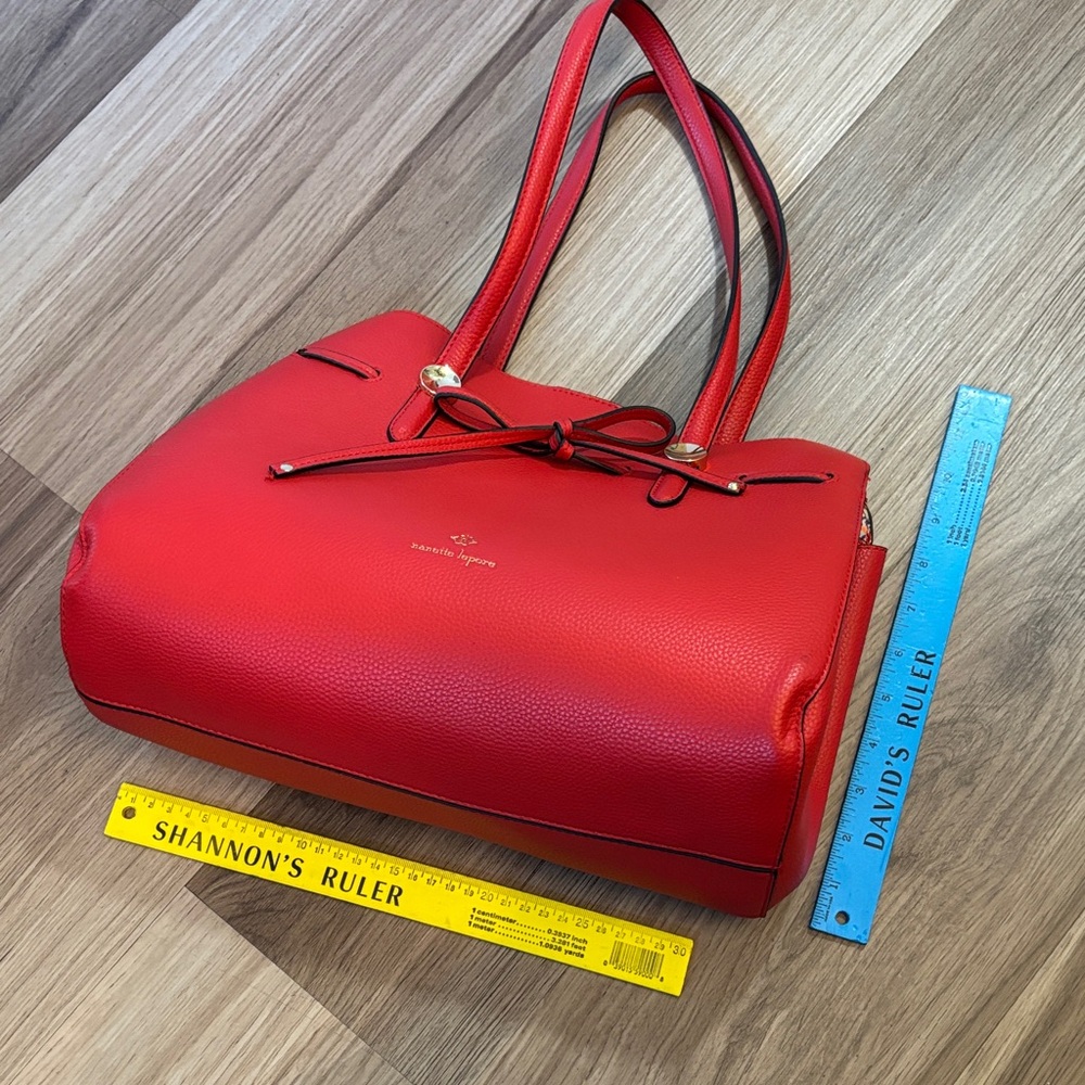Nanette Lepore Vibrant Red Satchel - Picture 4 of 4